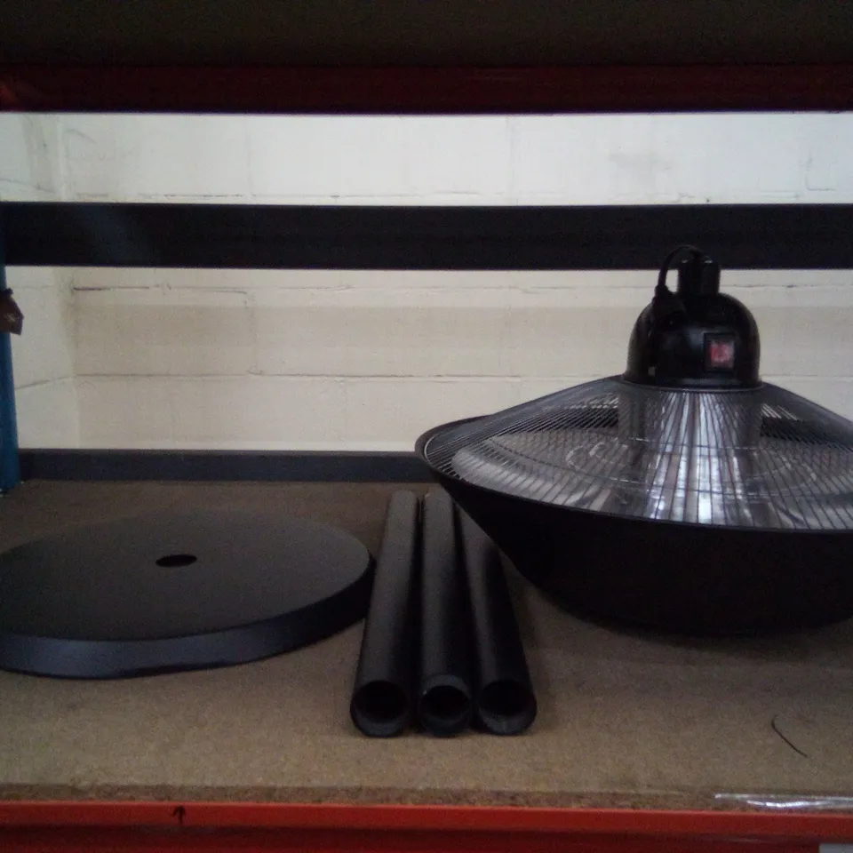 GARDEN STAND ALONE HEATER IN BLACK