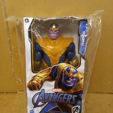 MARVEL AVENGERS TITAN HERO SERIES BLAST GEAR DELUXE THANOS ACTION FIGURE