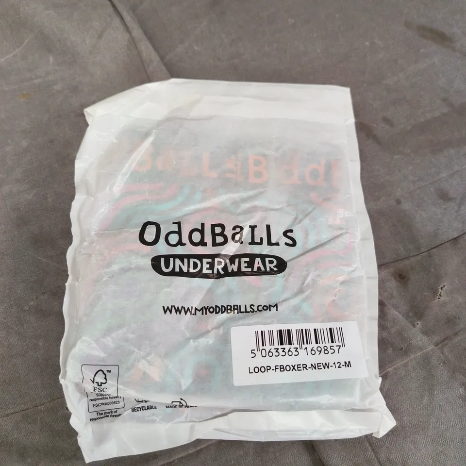 ODDBALLS UNDERWEAR LOOP-F BOXER – NEW – SIZE M