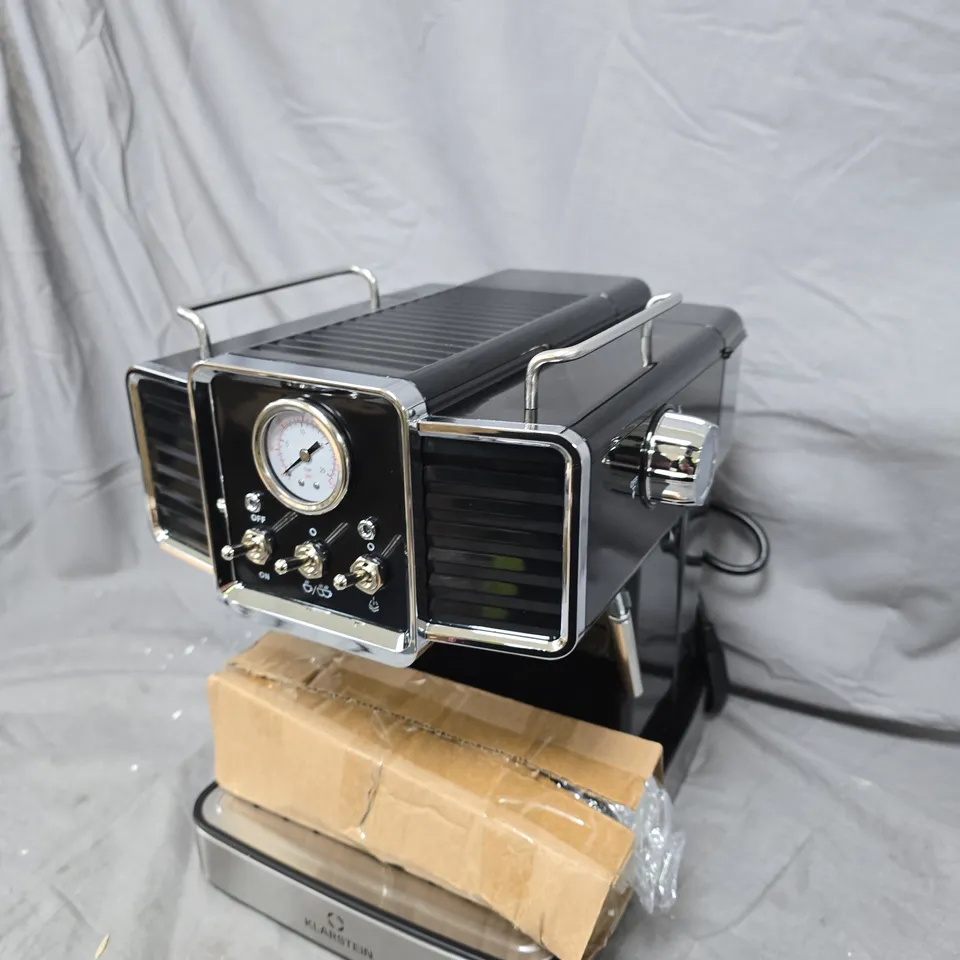 BOXED KLARSTEIN GUSTO CLASSIC ESPRESSO MAKER 