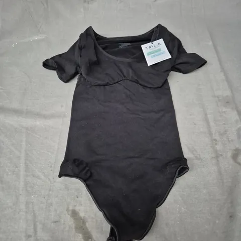 TALA SHAPING SHORT SLEEVE BODY SUIT IN BLACK SIZE M