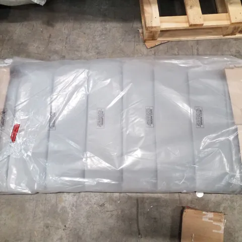BAGGED AVA VELVET KING HEADBOARD - GREY