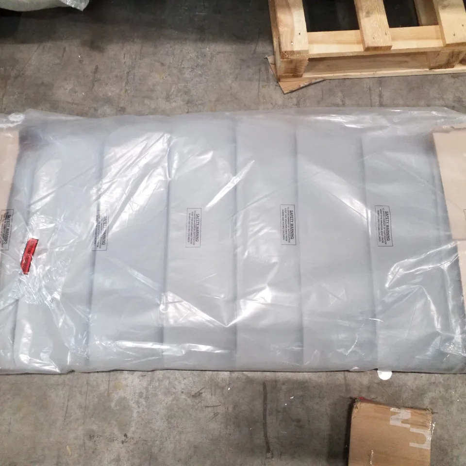 BAGGED AVA VELVET KING HEADBOARD - GREY