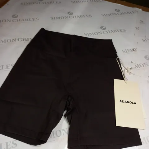 BROWN ADANOLA CROP SHORTS SIZE L