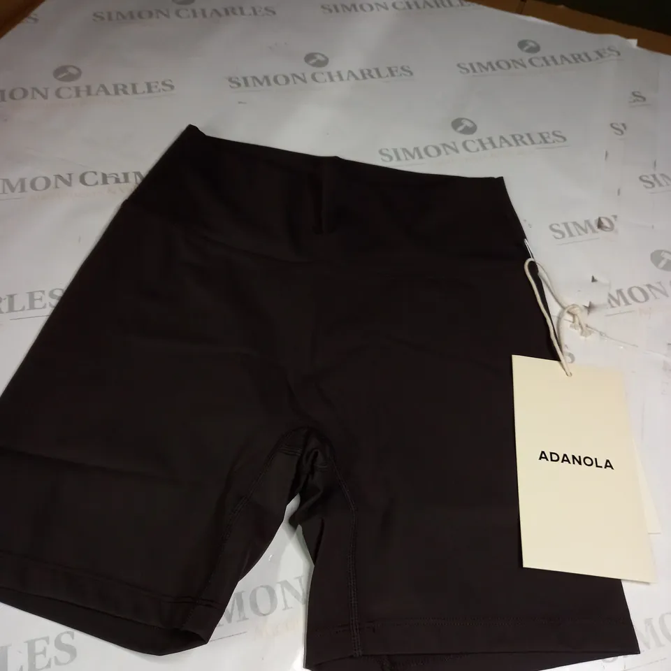BROWN ADANOLA CROP SHORTS SIZE L