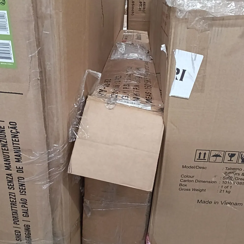 BOXED LED LIGHTED WARDROBE - GREY (1 BOX)