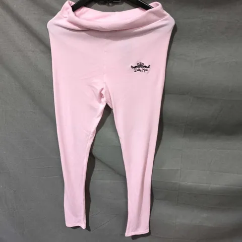 DOLLY KING PINK RIBBED LEGGINGS – KIDS SIZE M/L