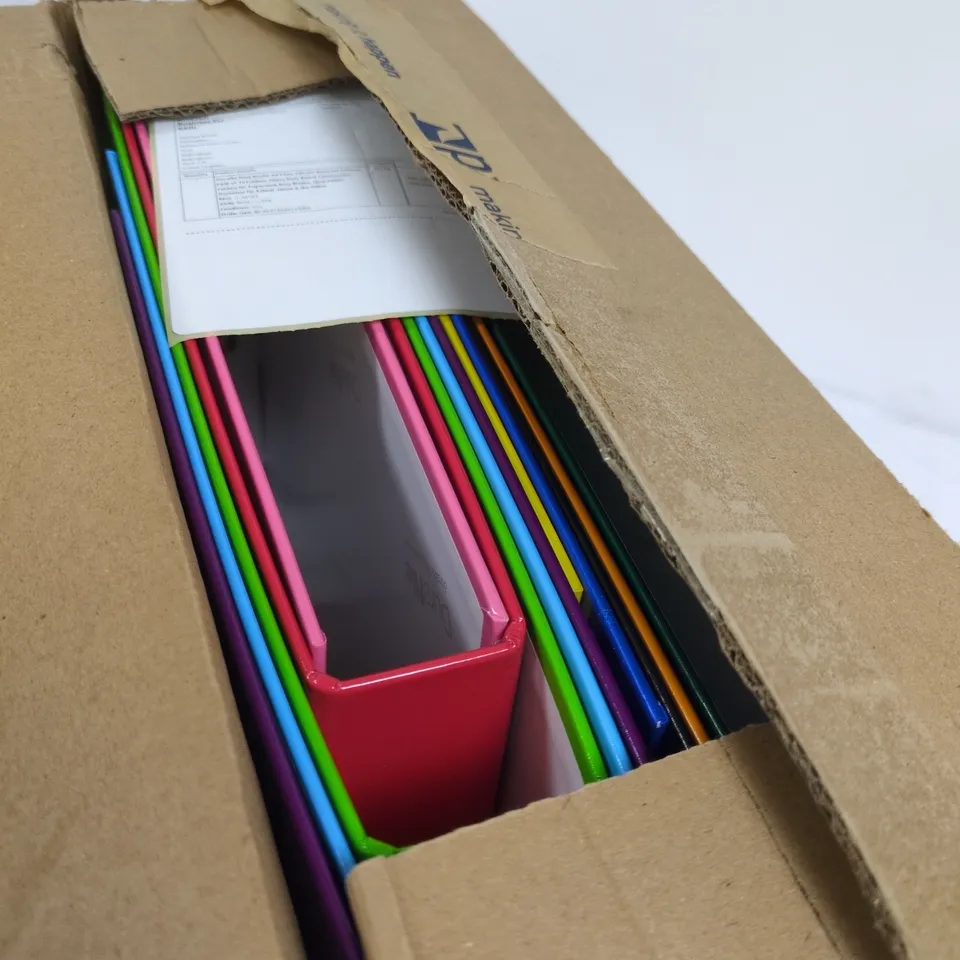 DURAFILE PREMIUM RANGE A4 RING BINDERS – ASSORTED COLOURS (PK10)