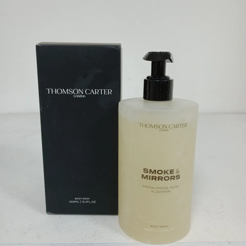 THOMSON CARTER LONDON SMOKE & MIRRORS BODY WASH – 450ML, BOXED