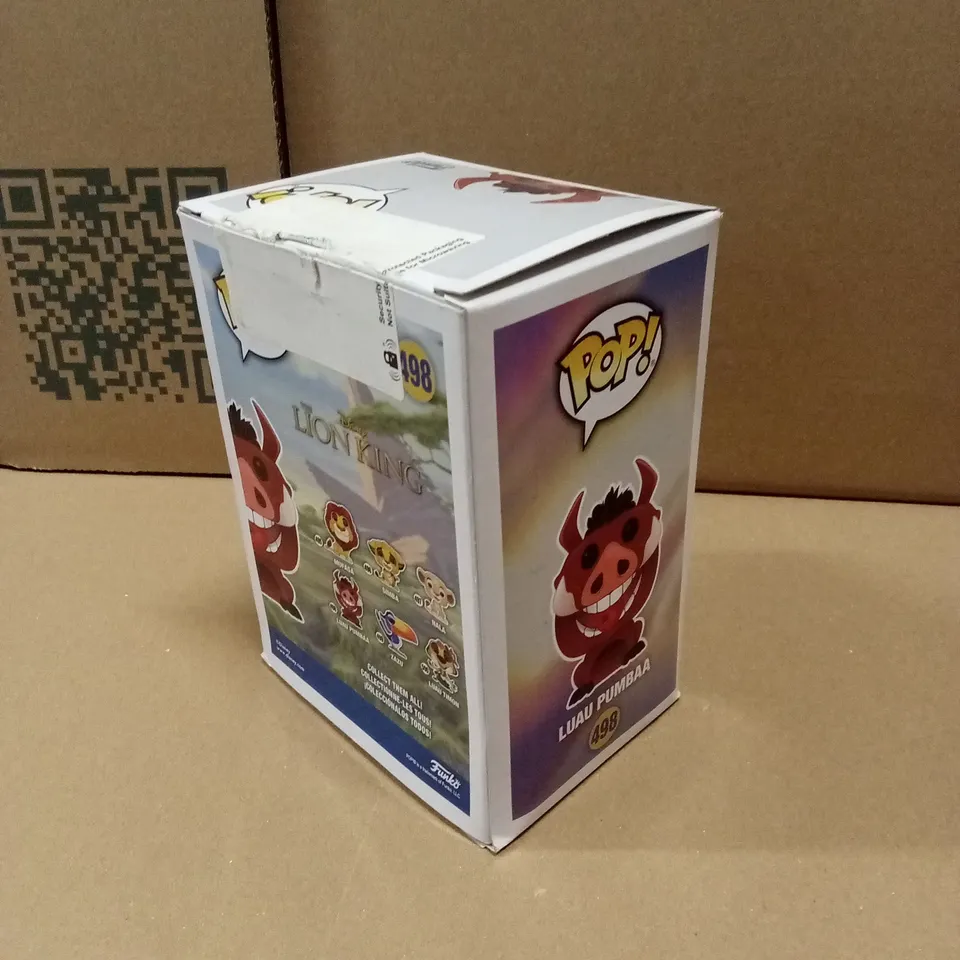 BOXED FUNKO POP DISNEY 498 LUAU PUMBAA