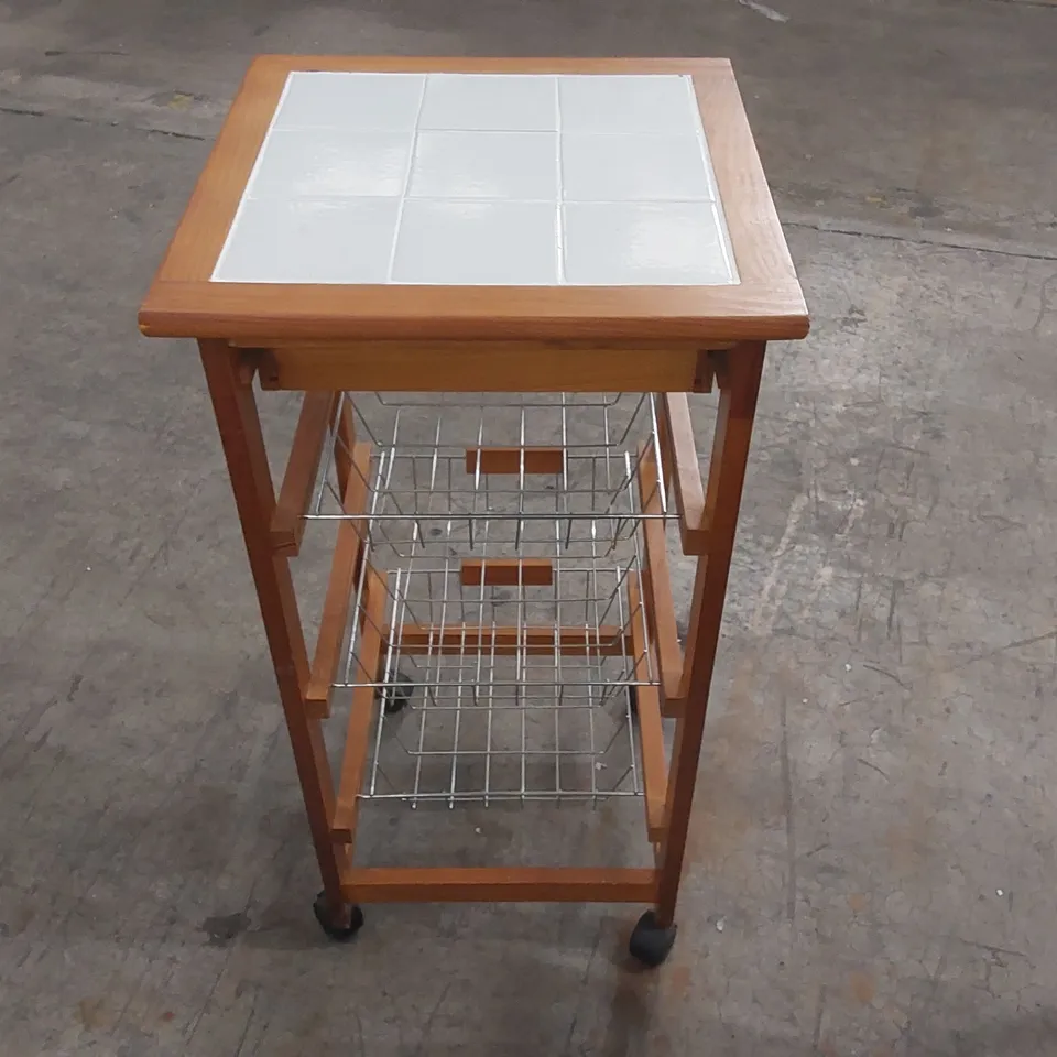 3 TIER KITCHEN TROLLEY 