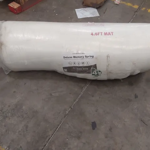 QUALITY BAGGED AND ROLLED SYMPLE STUFF OPEN COIL 135CM DOUBLE MATTRESS