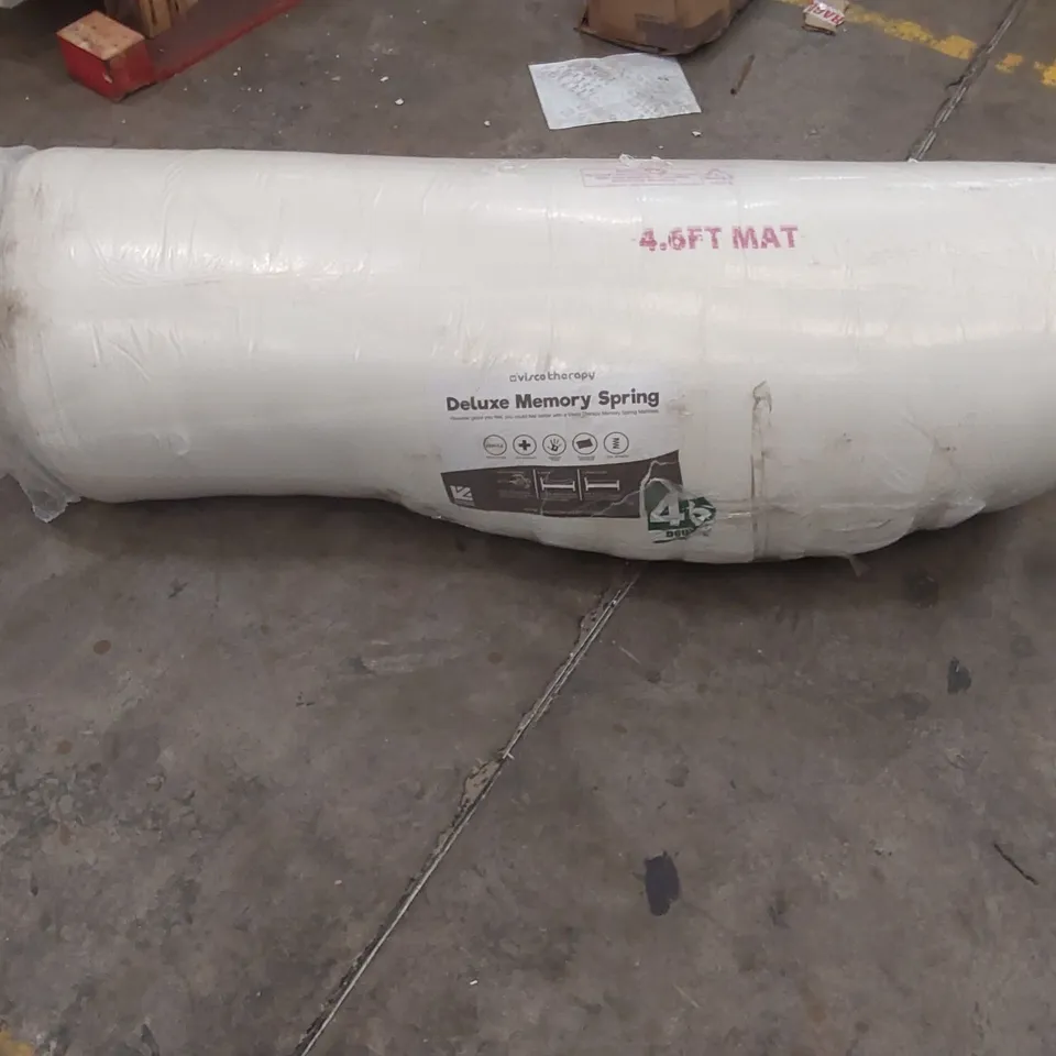 QUALITY BAGGED AND ROLLED SYMPLE STUFF OPEN COIL 135CM DOUBLE MATTRESS