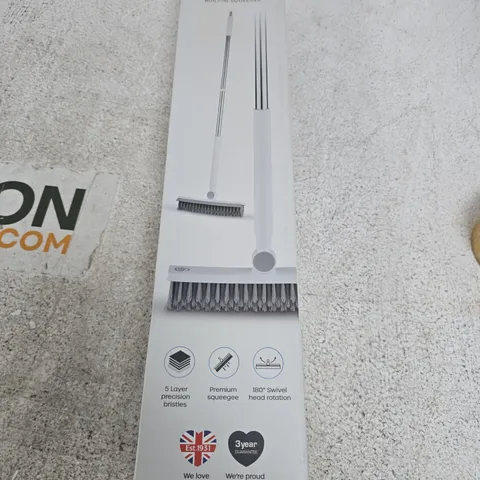 SWAN ELEVATE SCRUBBING BRUSH WITH BUILT-IN SQUEEGEE
