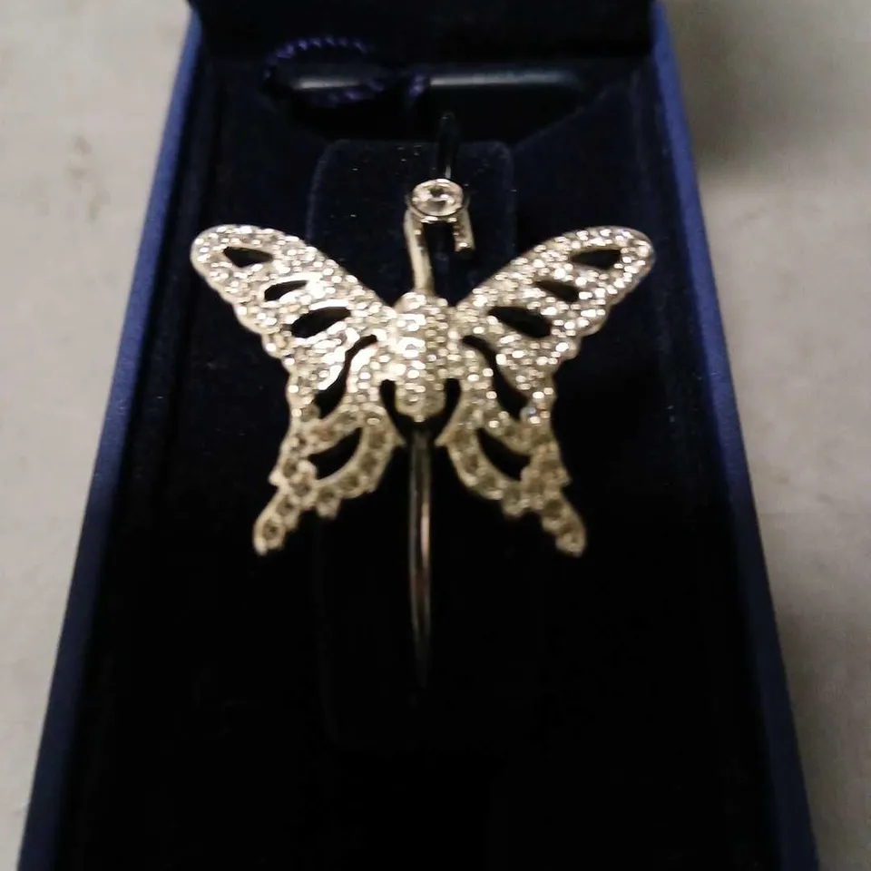 BOXED SWAROVSKI NIGHTINGALE BUTTERFLY 