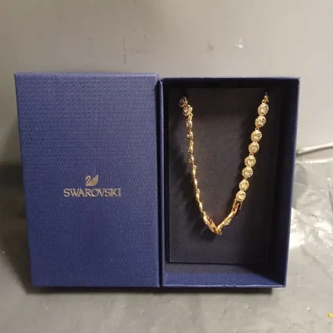 BOXED SWAROSKI UNA ANGELIC TENNIS ROUND CUT NECKLACE