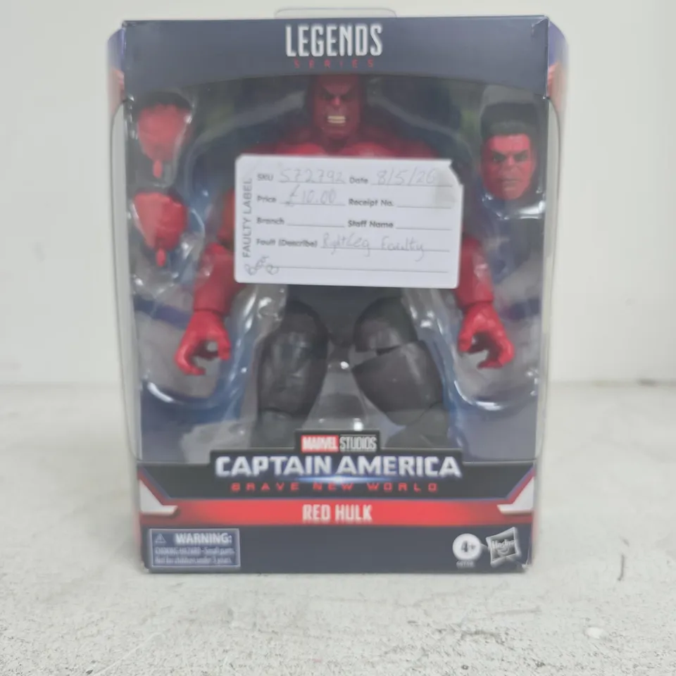 MARVEL LEGENDS SERIES CAPTAIN AMERICA: RED HULK ACTION FIGURE 