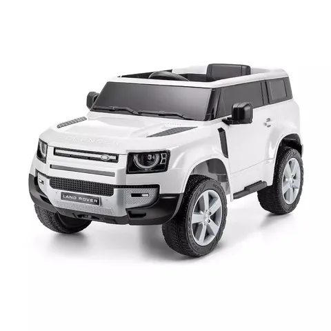 BOXED XOOTZ LAND ROVER DEFENDER ELECTRIC RIDE-ON CAR - WHITE