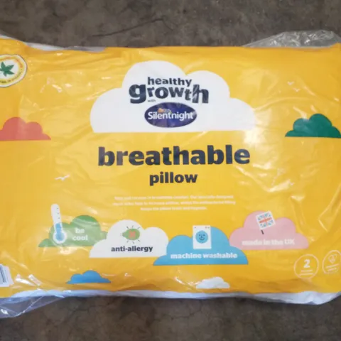 PALLET CONTAINING APPROXIMATELY 52 SILENTNIGHT BREATHABLE PILLOWS