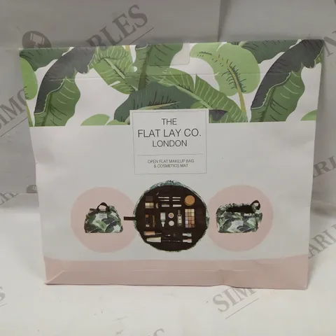 THE FLAT LAY CO. OPEN FLAT MAKEUP BAG AND COSMETICS BAG