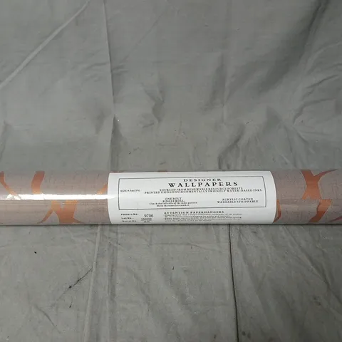 DESIGNER WALLPAPERS - WALLPAPER ROLL, PATTERN 9706 (SINGLE BOLT) - 9.5M