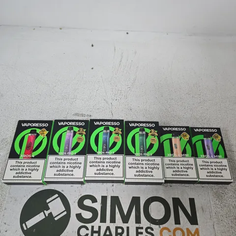 APPROXIMATELY 20 ASSORTED E-CIG PRODUCTS AND ACCESSORIES TO INCLUDE VAPORESSO, GEEKVAPE ETC