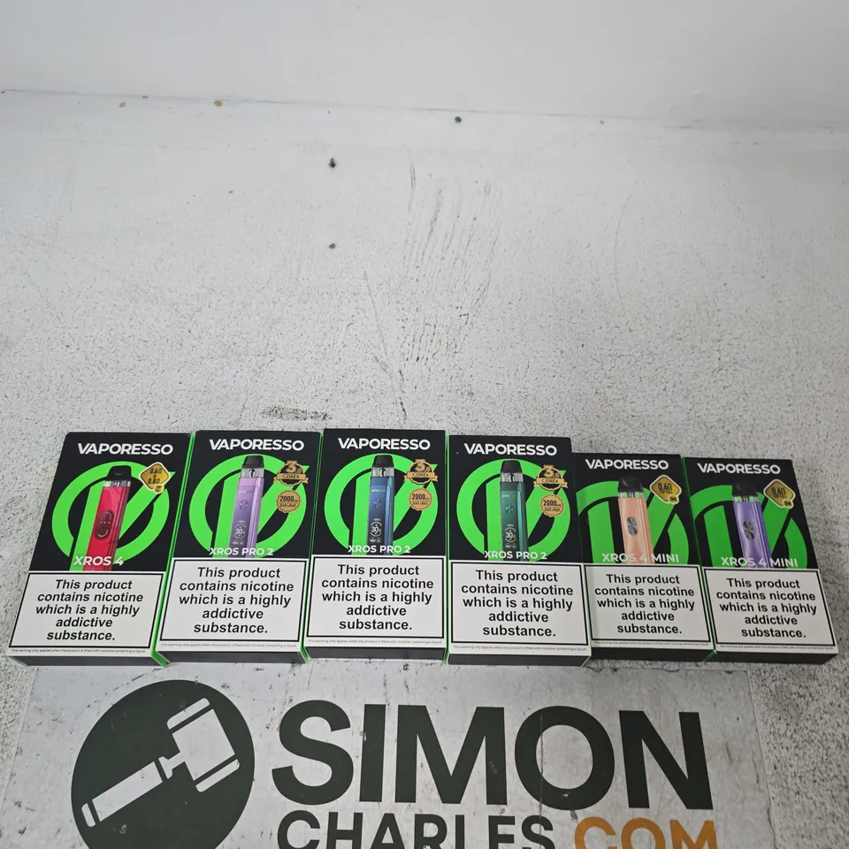 APPROXIMATELY 20 ASSORTED E-CIG PRODUCTS AND ACCESSORIES TO INCLUDE VAPORESSO, GEEKVAPE ETC 