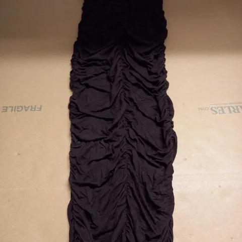 CHOCOLATE EXTREME RUCHED DRESS SIZE 4