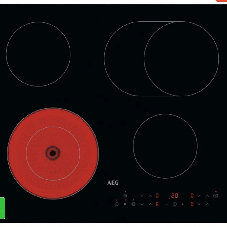 AEG HRX64360CB 59CM CERAMIC HOB - BLACK