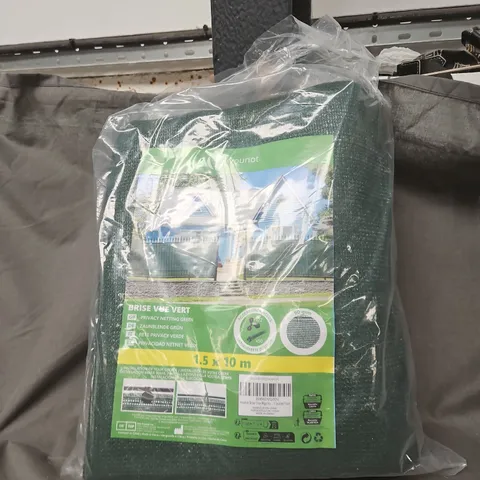 VOUNOT GREEN PRIVACY NETTING, 1.5 X 10M