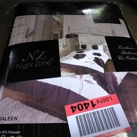ACEL DUVET COVER SET CHOCOLATE DOUBLE