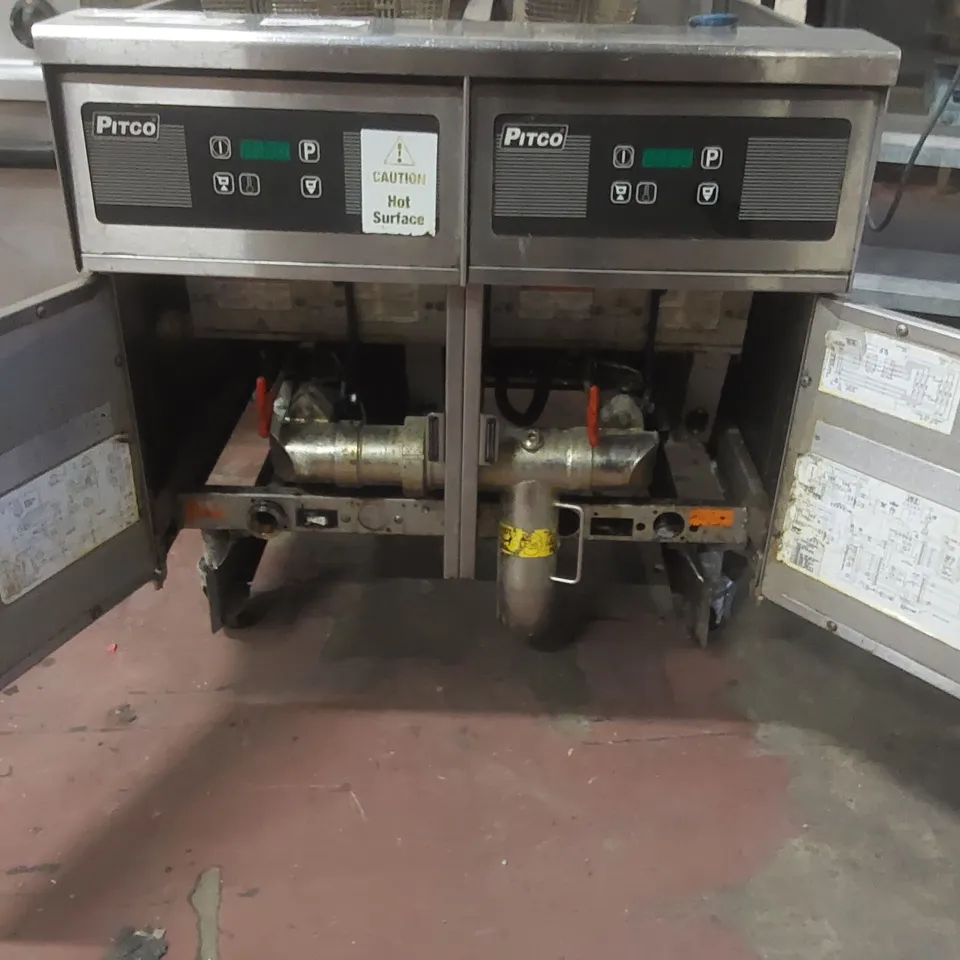 PITCO COMMERCIAL ELECTRIC DOUBLE DEEP FRYER