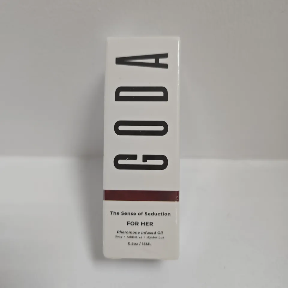 BOXED AND SEALED GODA THE SENSE OF SEDUCTION FOR HER – PHEROMONE INFUSED OIL (15ML)