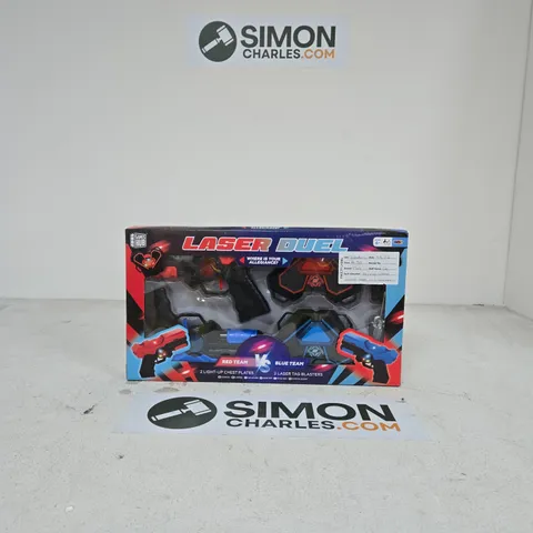 LASER DUEL – TWO-PLAYER LASER TAG BLASTER SET (BOXED)