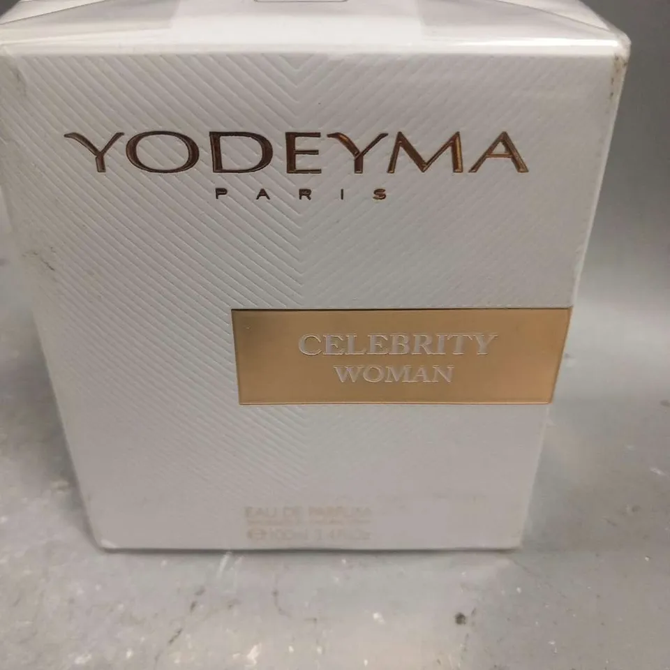 BOXED AND SEALED YODEYMA CELEBRITY WOMAN EAU DE PARFUM 100ML