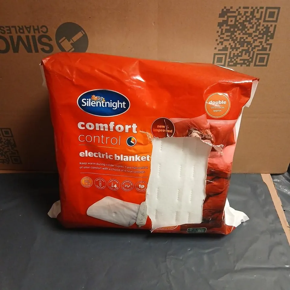 SILENTNIGHT COMFORT CONTROL ELECTRIC BLANKET – DOUBLE (120 X 135 CM)