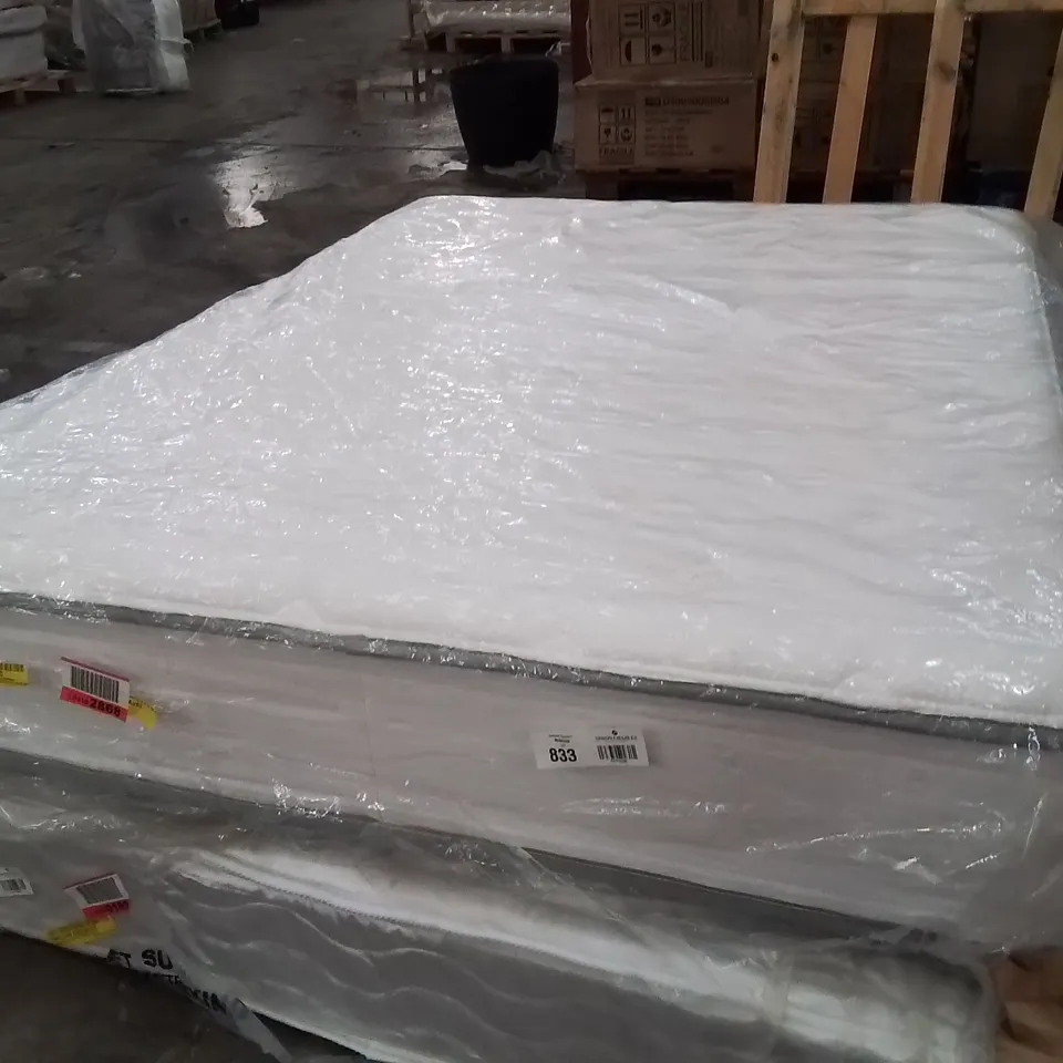 QUALITY BAGGED NOVILLA 25CM ORTHO MEMORY FOAM POCKET SPRUNG 135CM DOUBLE MATTRESS