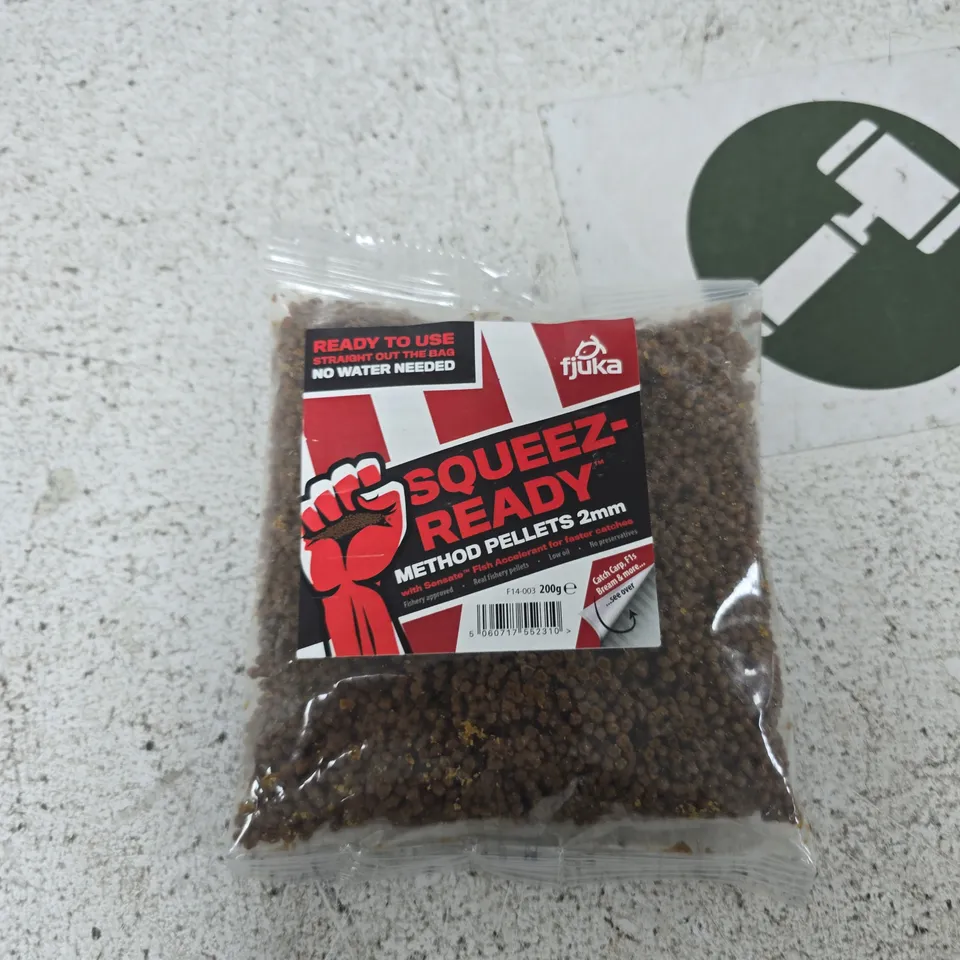 FJUKA SQUEEZE-READY METHOD PELLETS 2MM – FISHING BAIT (200 G)