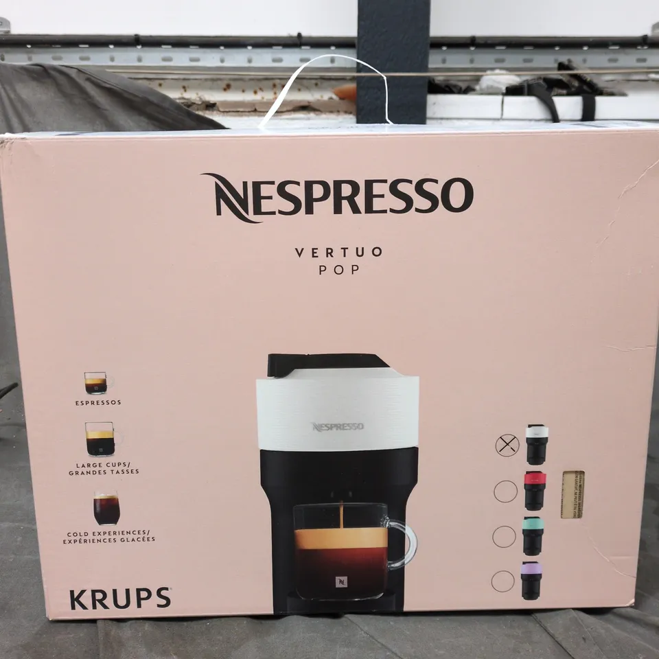 NESPRESSO VERTUO POP COFFEE MACHINE BY KRUPS
