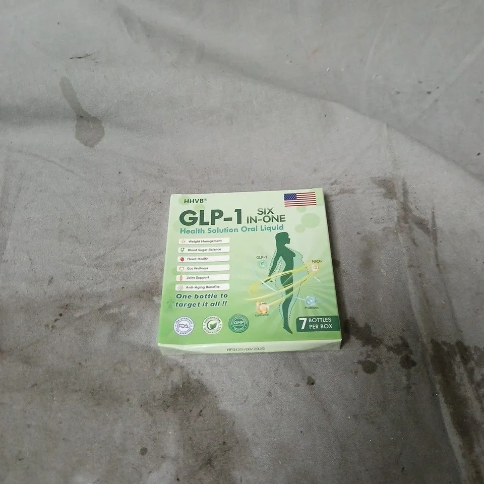 APPROXIMATELY 10 x GLP-1 SIX IN-ONE HEALTH SOLUTION ORAL LIQUID – 7 BOTTLES PER BOX