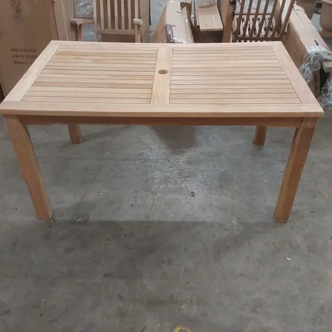 SOLID WOOD GARDEN TABLE 