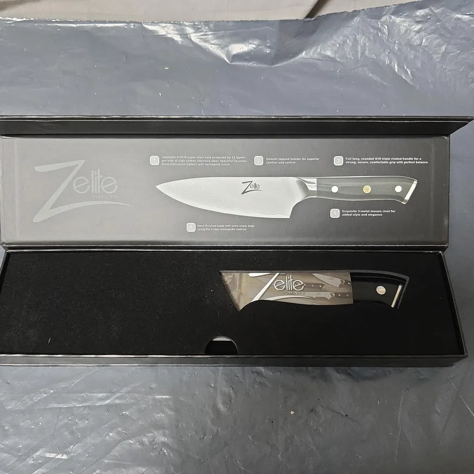 ZELITE INFINITY ALPHA-ROYAL JAPANESE SERIES KNIFE – 6" CHEF KNIFE, BOXED