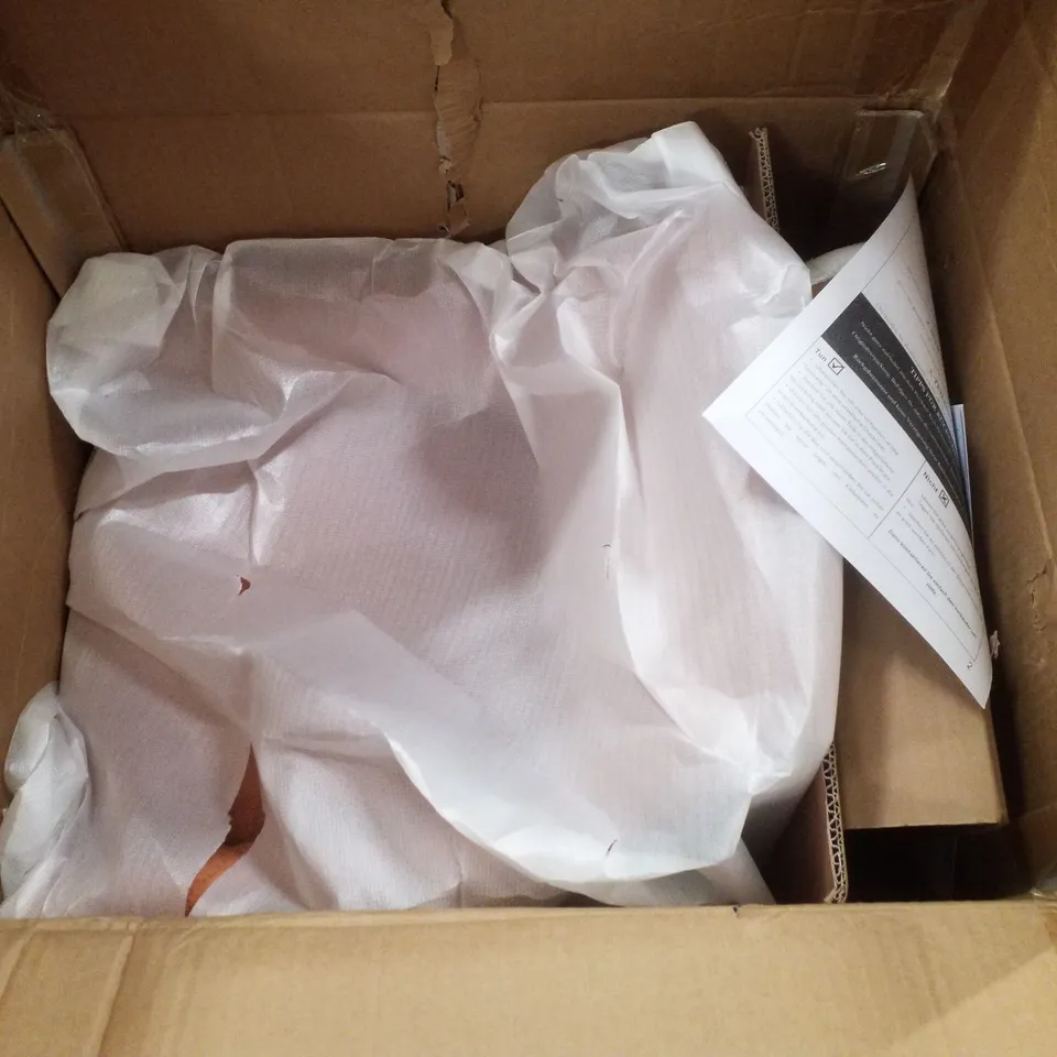 BOXED 68CM UPHOLSTERED BAR STOOL WITH ARM, ORANGE (SET OF 1) - 1 BOX