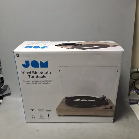 BOXED JAM VINYL BLUETOOTH TURNTABLE