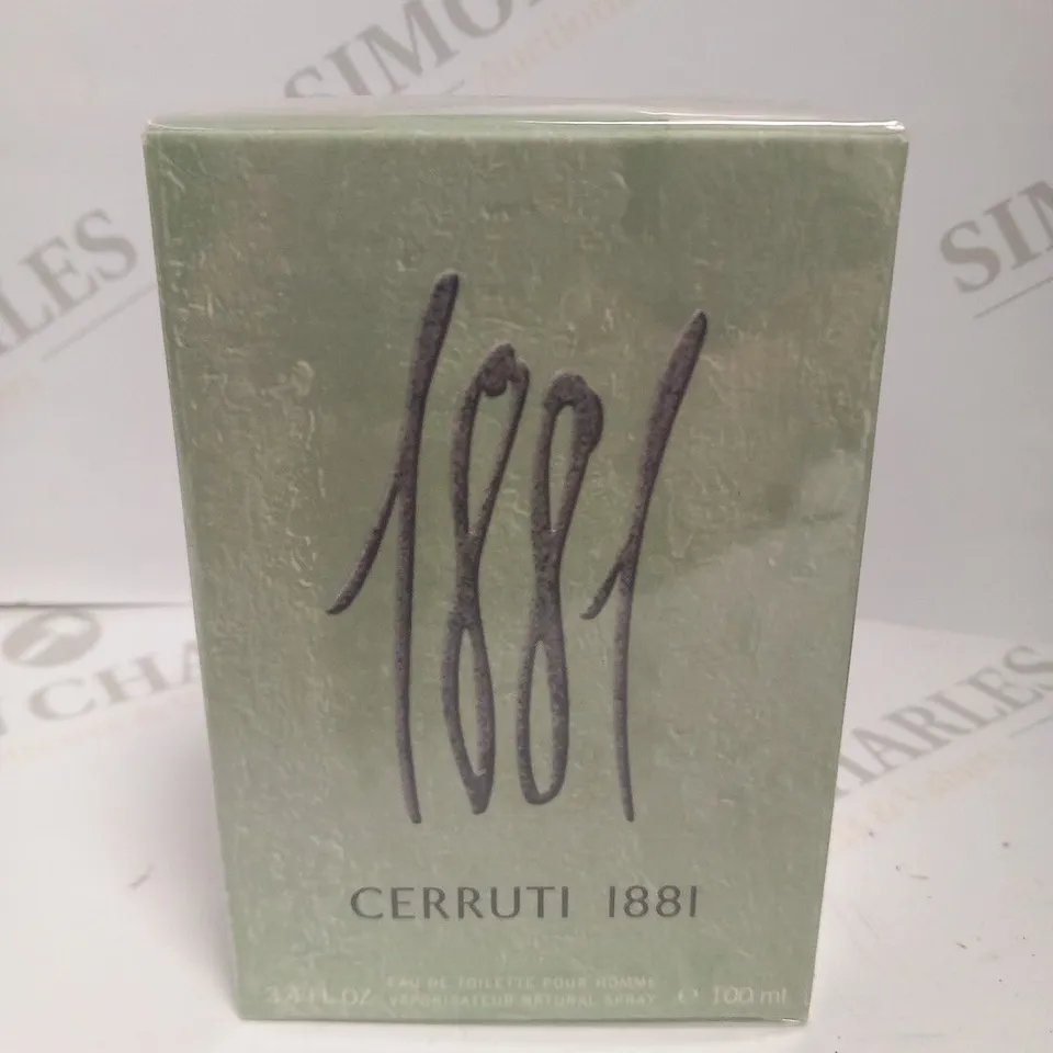 BOXED AND SEALED 1881 CERRUTI EAU DE TOILETTE 100ML