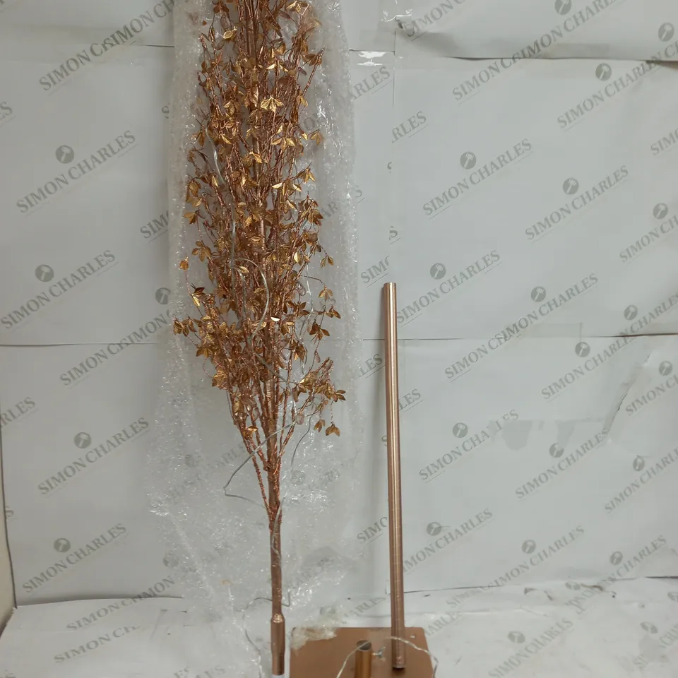 ALISON CORK PRE LIT JEWELED TREE - ROSE GOLD - COLLECTION ONLY