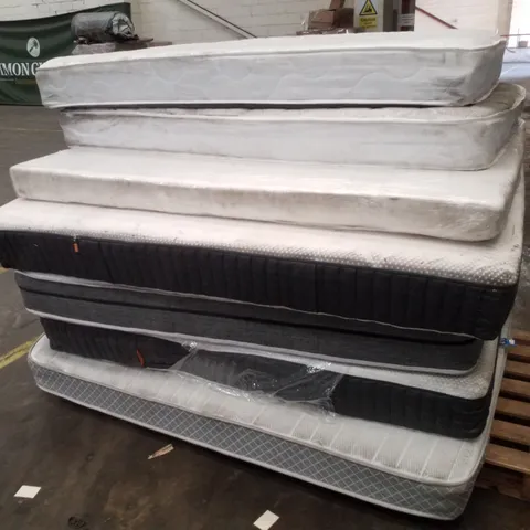PALLET CONTAINING 7 ASSORTED MATTRESSES 