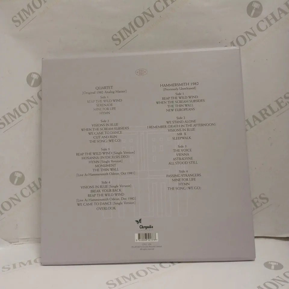 ULTRAVOX QUARTET DELUXE EDITION VINYL. 