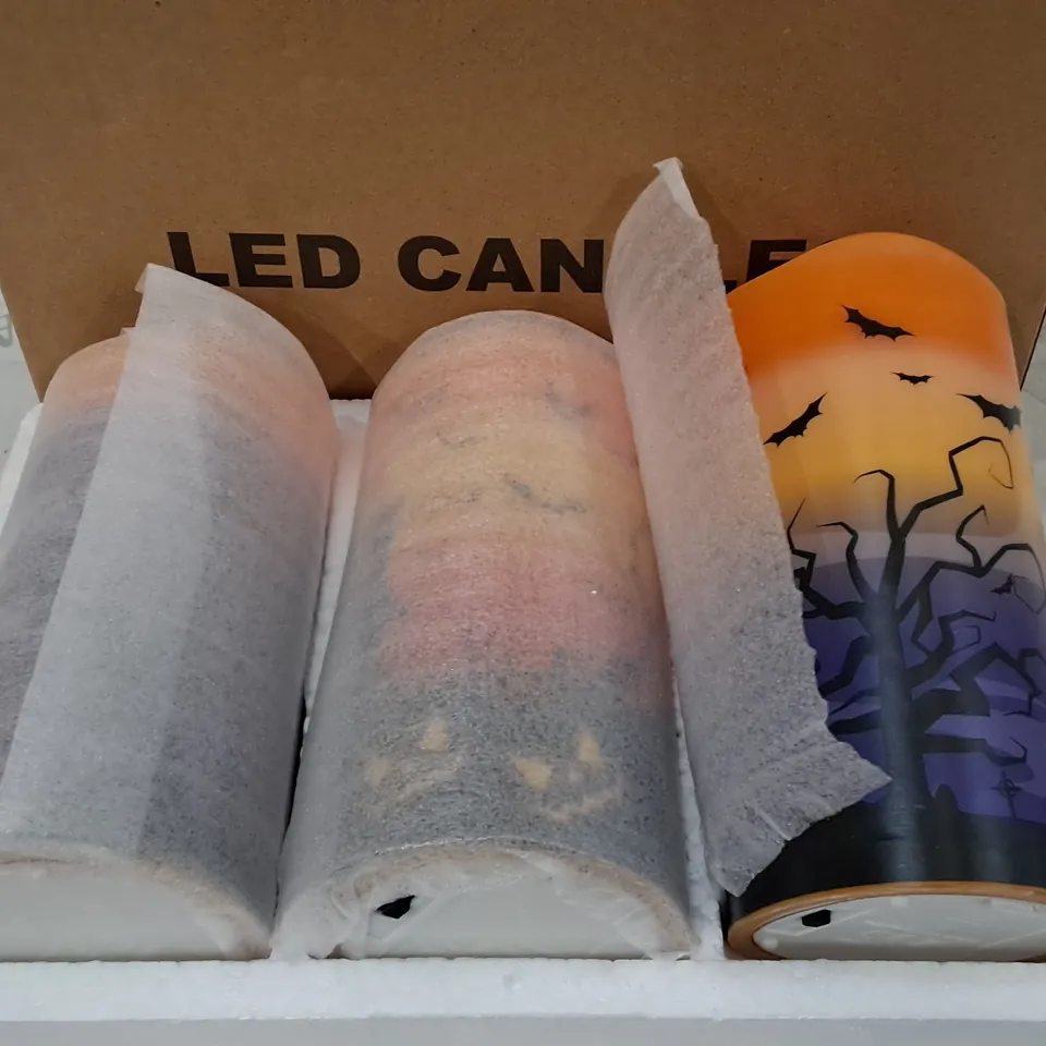 LOT OF 3 3-PACKS OF LED CANDLES