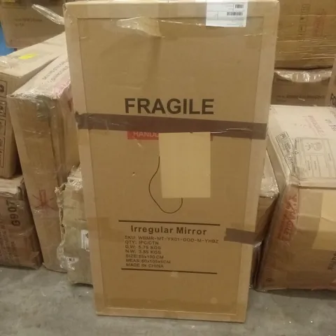 BOXED IRREGULAR MIRROR